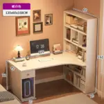 ⁦طاولة كمبيوتر زاوية كبيرة على شكل حرف L⁩ - الصورة ⁦14⁩