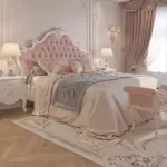 ⁦سرير بنات خشب فاخر⁩ - الصورة ⁦2⁩