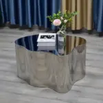⁦Metal Industrial Coffee Table Aesthetic Unique Minimalist Designer Side Table Modern Luxury Mesa Auxiliar Postmodern Furniture⁩ - الصورة ⁦14⁩