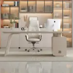 ⁦مكتب مكتبي طويل فاخر بتصميم عصري⁩ - الصورة ⁦2⁩