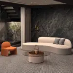 أريكة استرخاء فاخرة بتصميم أوروبي منحني