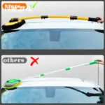 ⁦فرشاة غسيل السيارات الجديدة - مقبض تلسكوبي طويل مع تصميم منحني⁩ - الصورة ⁦5⁩