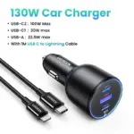 ⁦شاحن سيارة UGREEN بقوة 130 واط - الأقوى في السوق!⁩ - الصورة ⁦10⁩