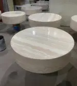 ⁦طاولة جانبية مستديرة عصرية⁩ - الصورة ⁦9⁩