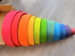 ⁦ألعاب قوس قزح الخشبية للتركيب⁩ - الصورة ⁦19⁩