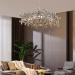 ⁦ثريا كريستال فاخرة بإضاءة LED⁩ - الصورة ⁦5⁩