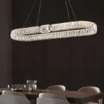 ⁦ثريا كريستال فاخرة بإضاءة LED⁩ - الصورة ⁦4⁩