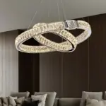 ⁦ثريا كريستال فاخرة بإضاءة LED⁩ - الصورة ⁦3⁩