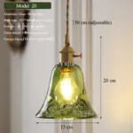 ⁦ثريا زجاجية خضراء متعددة الاستخدامات⁩ - الصورة ⁦22⁩
