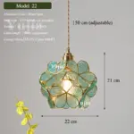 ⁦ثريا زجاجية خضراء متعددة الاستخدامات⁩ - الصورة ⁦24⁩