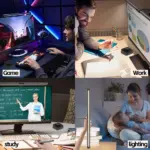 ⁦مصباح شاشة كمبيوتر ذكي متعدد الوظائف⁩ - الصورة ⁦3⁩