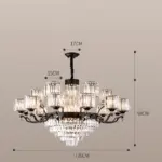 ⁦ثريا فيلات فاخرة كريستال⁩ - الصورة ⁦10⁩