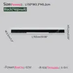 ⁦لمبة سقف LED طويلة عصرية⁩ - الصورة ⁦8⁩