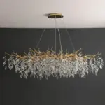 ⁦ثريا كريستال ملكية بإضاءة⁩ - الصورة ⁦5⁩