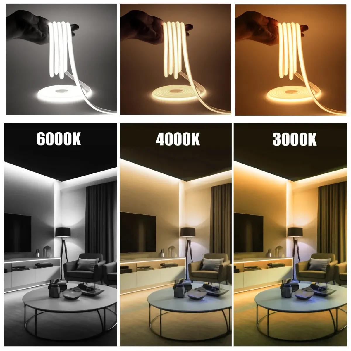 ⁦شريط إضاءة نيون LED مضيء⁩ - الصورة ⁦5⁩