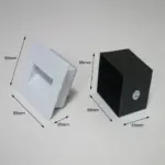 ⁦أضوة جدار خارجية غاطسة بتصميم عصري⁩ - الصورة ⁦5⁩