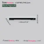 ⁦لمبة سقف LED طويلة عصرية⁩ - الصورة ⁦11⁩