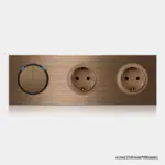 ⁦مفتاح حائط ريترو بني فاخر⁩ - الصورة ⁦23⁩