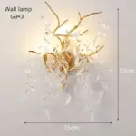 ⁦ثريا كريستال ملكية بإضاءة⁩ - الصورة ⁦7⁩