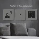 ⁦مفتاح حائط ريترو متكامل⁩ - الصورة ⁦2⁩