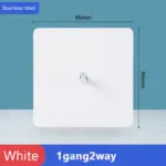 ⁦مفتاح حائط ستانلس ستيل أبيض⁩ - الصورة ⁦16⁩
