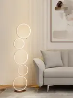 ⁦لمبة أرضية حلقية بتصميم عصري⁩ - الصورة ⁦4⁩
