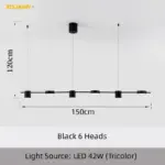 ⁦ثريا معلقة حديثة LED للمطبخ⁩ - الصورة ⁦7⁩