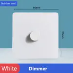 ⁦مفتاح حائط ستانلس ستيل أبيض⁩ - الصورة ⁦14⁩