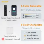 ⁦ثريا معلقة حديثة LED للمطبخ⁩ - الصورة ⁦4⁩