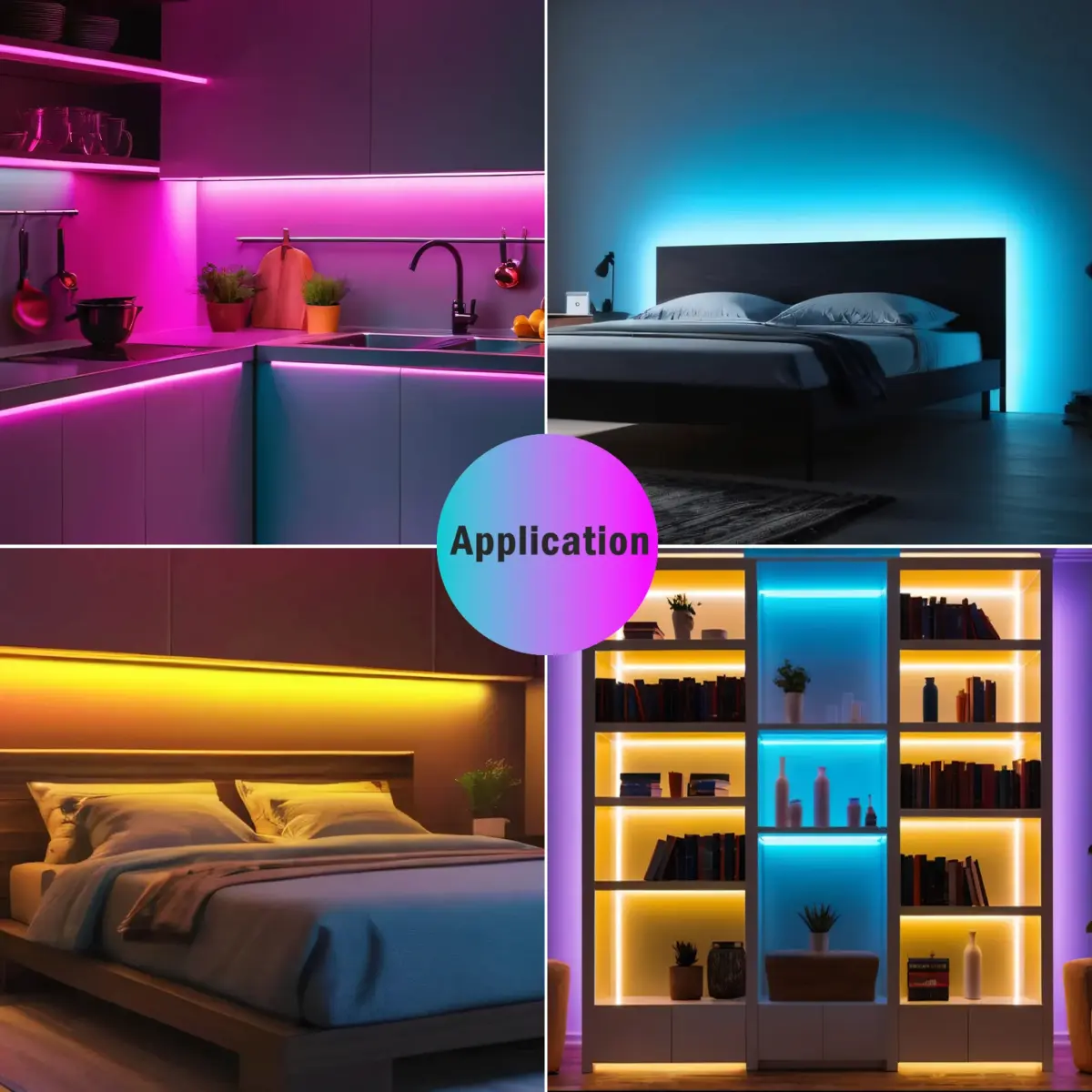 ⁦شريط إضاءة LED راقي بدون نقاط⁩ - الصورة ⁦3⁩