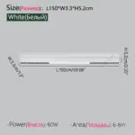 ⁦لمبة سقف LED طويلة عصرية⁩ - الصورة ⁦13⁩