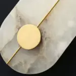 ⁦ثريات جدارية رخامية على شكل قمر⁩ - الصورة ⁦3⁩