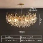 ⁦ثريا كريستال ملكية بإضاءة⁩ - الصورة ⁦19⁩
