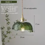 ⁦ثريا زجاجية خضراء متعددة الاستخدامات⁩ - الصورة ⁦10⁩