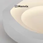 ⁦ثريا ليد مودرن دائرية بيضاء⁩ - الصورة ⁦4⁩