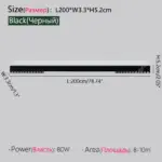 ⁦لمبة سقف LED طويلة عصرية⁩ - الصورة ⁦7⁩