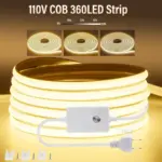 ⁦شريط إضاءة ليد COB مضيء⁩ - الصورة ⁦9⁩