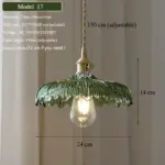 ⁦ثريا زجاجية خضراء متعددة الاستخدامات⁩ - الصورة ⁦18⁩