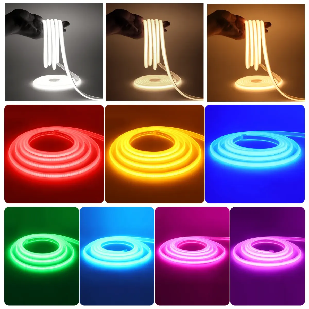 ⁦شريط إضاءة نيون LED مضيء⁩ - الصورة ⁦3⁩