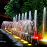 ⁦كشاف نافورة ألوان 12 فولت⁩ - الصورة ⁦2⁩