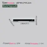 ⁦لمبة سقف LED طويلة عصرية⁩ - الصورة ⁦15⁩