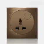 ⁦مفتاح حائط ريترو بني فاخر⁩ - الصورة ⁦8⁩