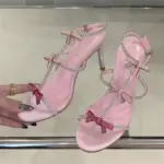 ⁦صندل نسائي كريستالي بكعب عال⁩ - الصورة ⁦3⁩