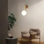 ⁦ثريات حائط ليد ذهبية و سوداء⁩ - الصورة ⁦6⁩