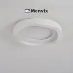 ⁦ثريا ليد مودرن دائرية بيضاء⁩ - الصورة ⁦3⁩