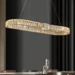 ⁦ثريا كريستال فاخرة بإضاءة LED⁩ - الصورة ⁦5⁩