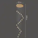 ⁦ثريا كريستال معلقة فاخرة⁩ - الصورة ⁦17⁩