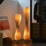 ⁦لمبة أرضية اسكندنافية أنيقة⁩ - الصورة ⁦3⁩