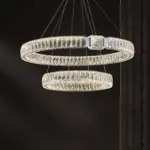 ⁦ثريا كريستال فاخرة بإضاءة LED⁩ - الصورة ⁦2⁩
