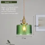 ⁦ثريا زجاجية خضراء متعددة الاستخدامات⁩ - الصورة ⁦12⁩